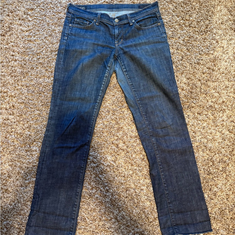Citizens Of Humanity Blue Straight Leg Jeans